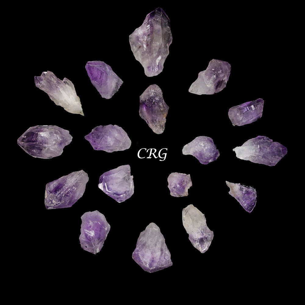 Amethyst Mini Points (1 Kilogram) Size 0.5 to 2 Inches Crystals MineralsCrystal River Gems