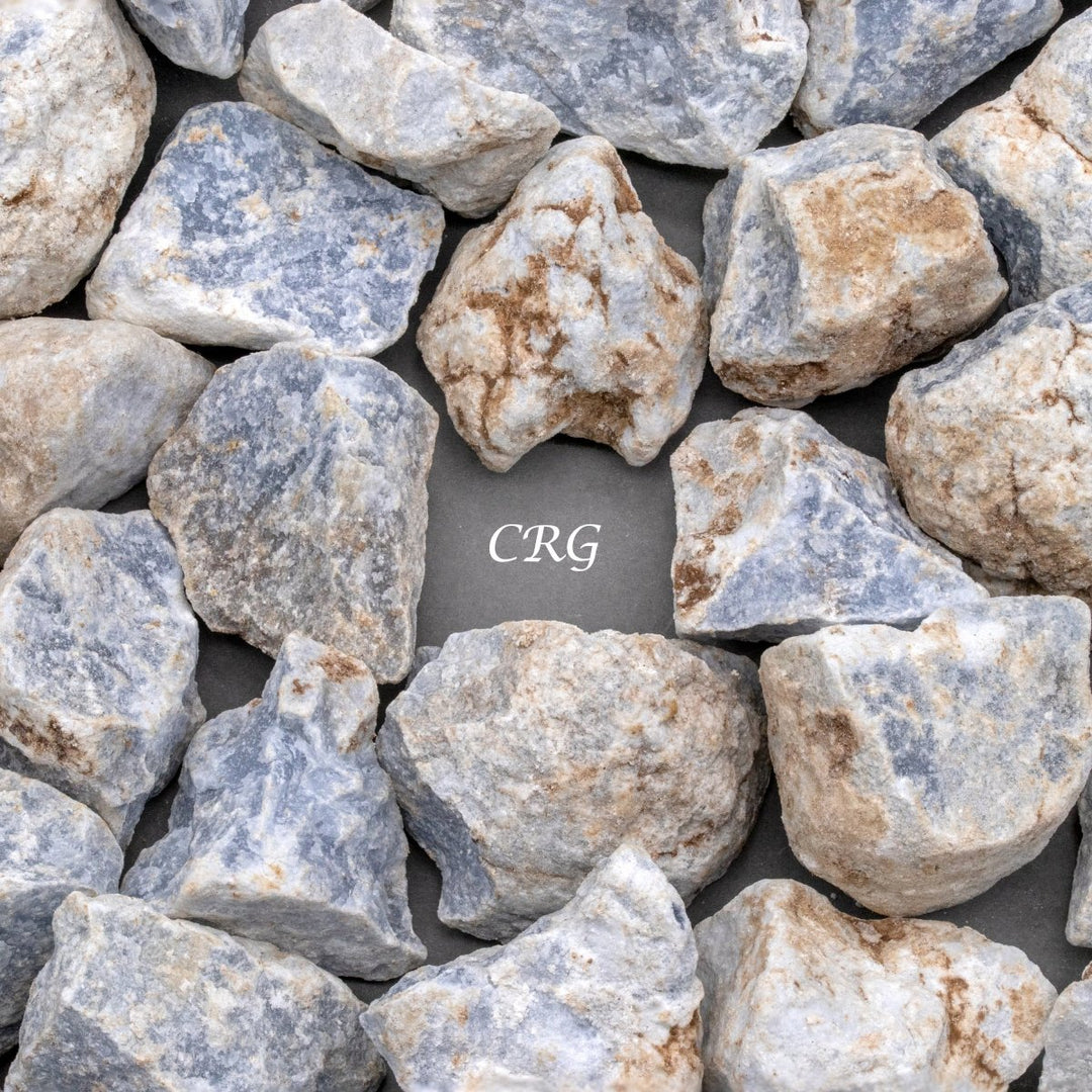 Angelite Rough Pieces (Size 1 To 2 Inches) Wholesale Raw Crystals Minerals Gemstones