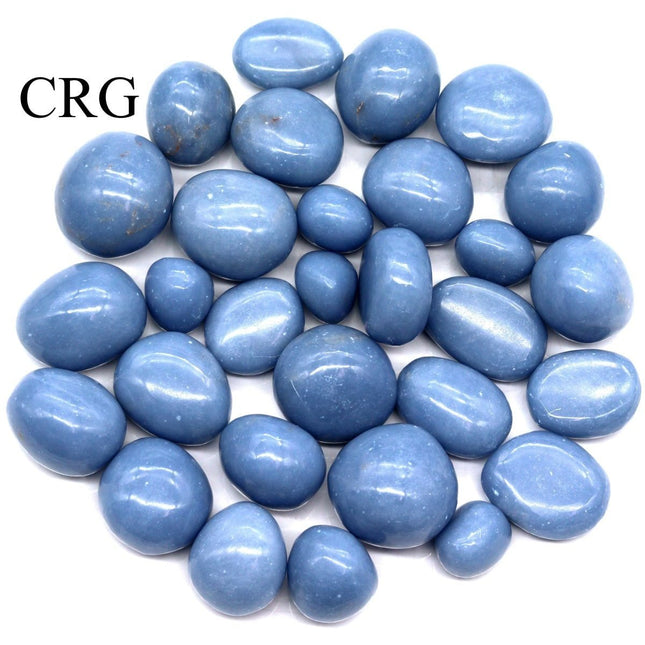 Angelite Tumbled Pieces (Size 20 to 35 mm) Crystals Minerals Gemstones - Crystal River Gems