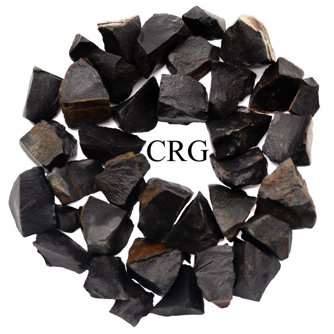 Black Agate Rough Rock Pieces (Size 25 to 40 mm) Crystals Minerals Gemstones