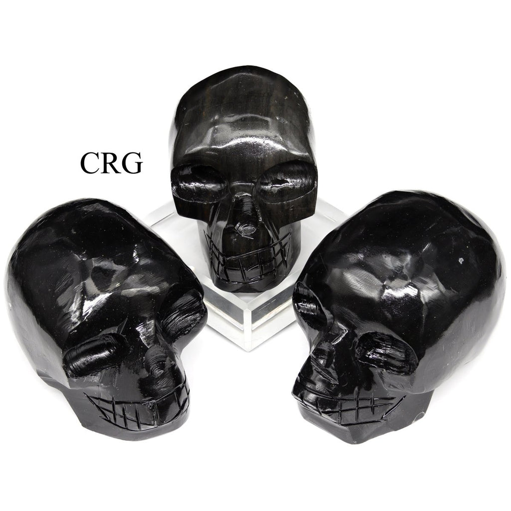 Black Onyx Skull (1 Piece) Size 45 to 55 mm Polished Crystal