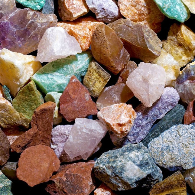 Brazilian Rough Gemstone Mix (5 Kilograms) Raw Crystals and Minerals Wholesale Lot - Crystal River Gems