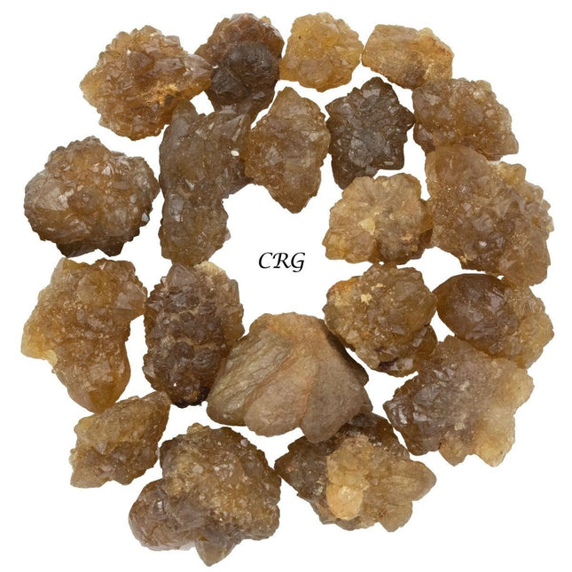 Citrine Cluster from Morocco (Size 1 to 1.5 Inches) Natural Crystal Gemstones - Crystal River Gems