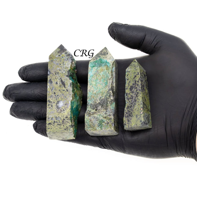 Dioptase Points 1 Lb. - Crystal River Gems