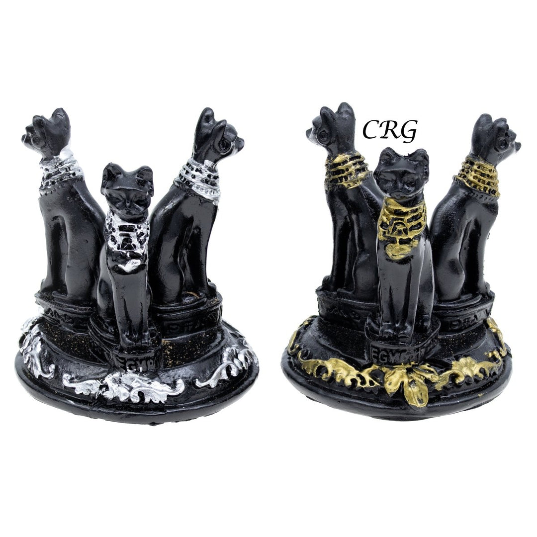 Egyptian Sphynx Sphere Holder Set of 2