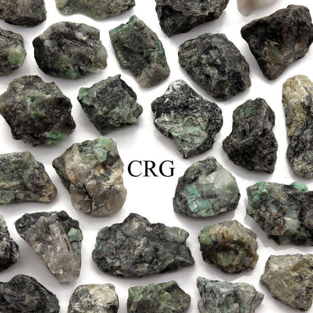 Emerald Large Rough (1.5 To 3 Inches) Bulk Wholesale Lot Raw Crystals Minerals Gemstones