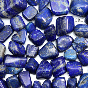 Extra Quality Lapis Lazuli Tumbled Pieces (Size 1 to 2 inches) Bulk Wholesale Lot Crystals Minerals