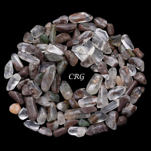 Garden Quartz Chips Tumbled 5 to 20 mm Wholesale Lot (1 Pound)