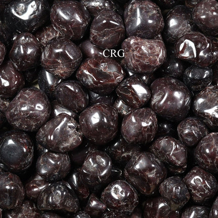 Garnet Tumbled Gemstones from Brazil - 20-40 mm - 1 LB. LOT - Crystal River Gems