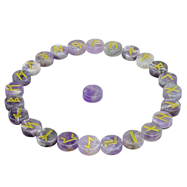 Gemstone Rune Stones ( 25 Pc Sets ) - Crystal River Gems