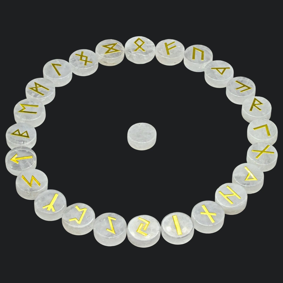 Gemstone Rune Stones ( 25 Pc Sets ) - Crystal River Gems