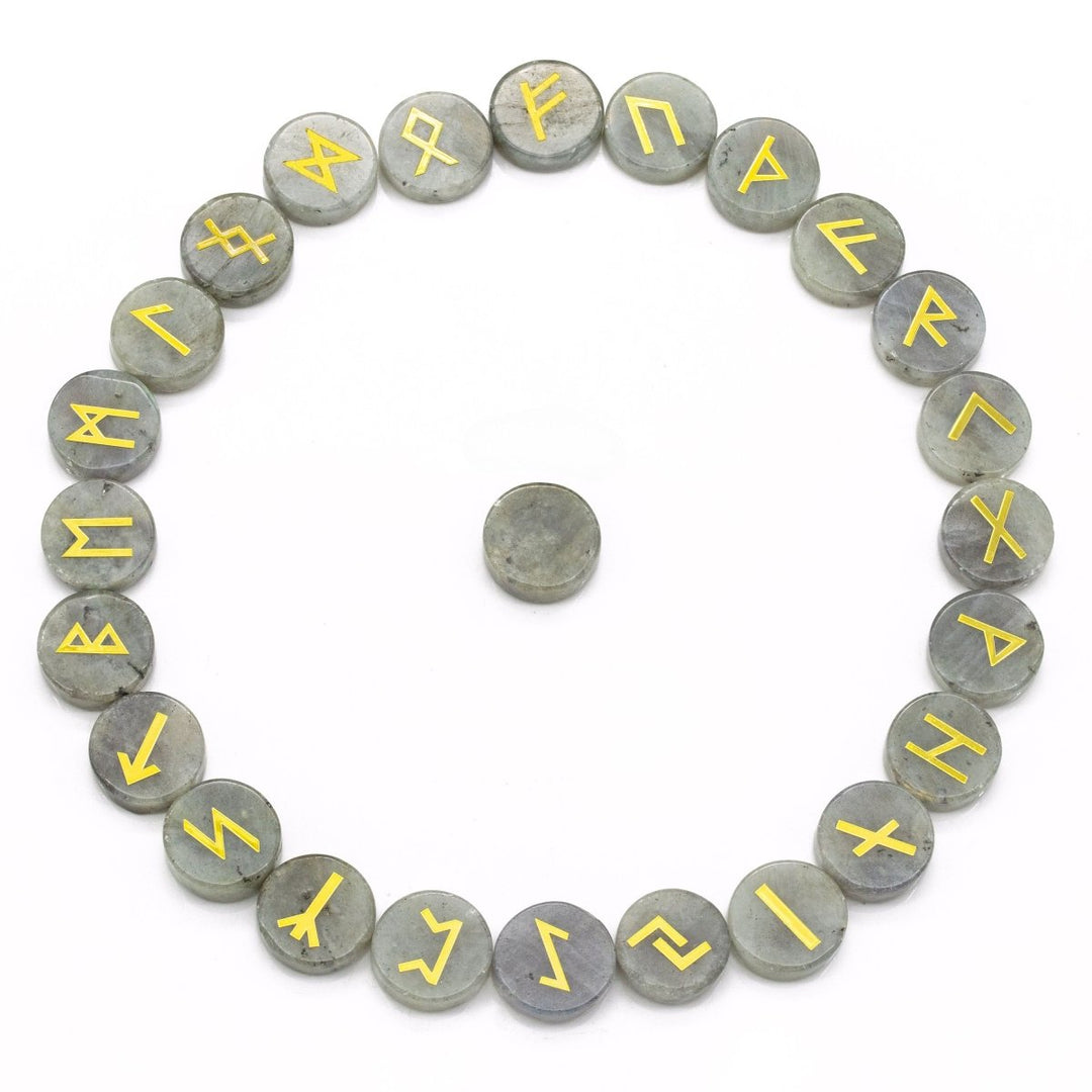 Gemstone Rune Stones ( 25 Pc Sets ) - Crystal River Gems