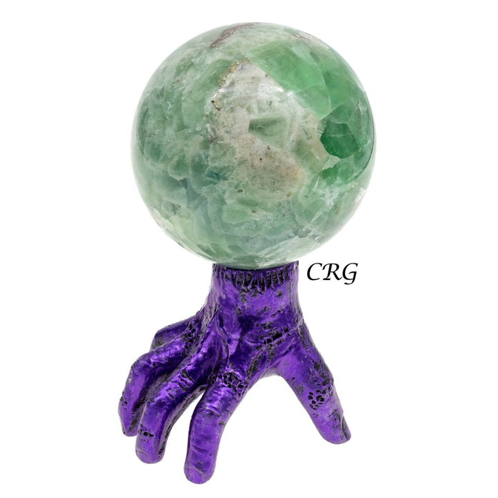 Hand Sphere Holder Set of 2Crystal River Gems