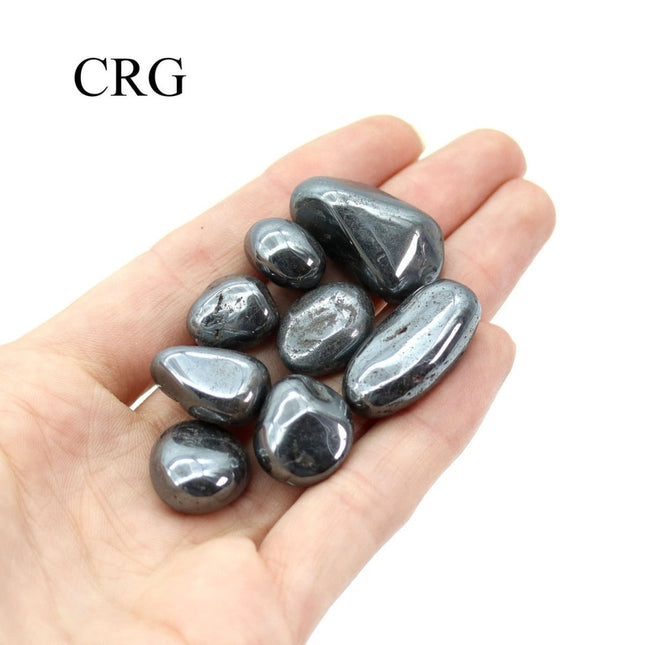 Hematite Tumbled (Size 1 Inch) Bulk Wholesale Lot Crystal Minerals - Crystal River Gems