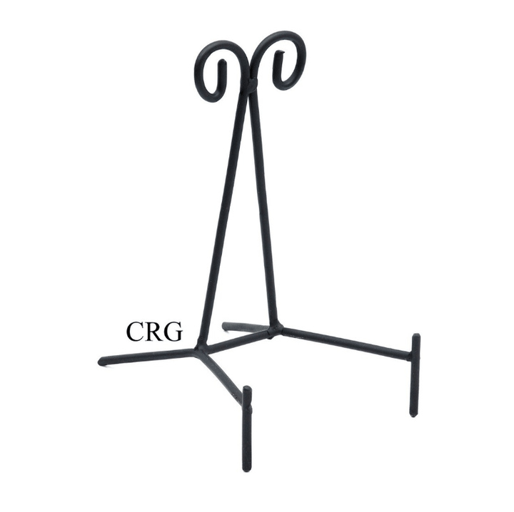 Iron Black Display Stand (1 Piece) Size 7.5 by 4.25 Inches Home Decor DisplayCrystal River Gems