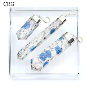 K2 Jasper Point Pendant with Sterling Silver (1 To 2 Inches) (1 Piece)