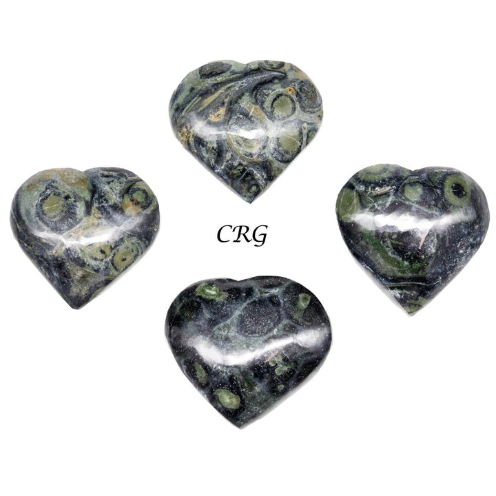 Kambaba Jasper Puffy Heart (1 - 1.5 in) Polished Gemstone Heart (1 pc)Crystal River Gems