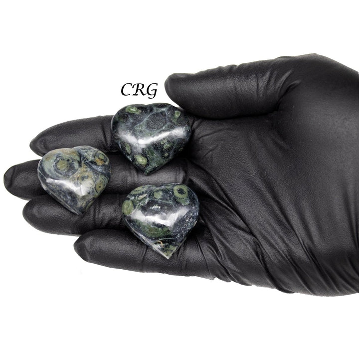 Kambaba Jasper Puffy Heart (1 - 1.5 in) Polished Gemstone Heart (1 pc)Crystal River Gems