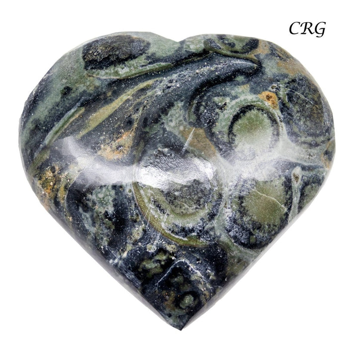 Kambaba Jasper Puffy Heart (1-1.5 in) Polished Gemstone Heart (1 pc)
