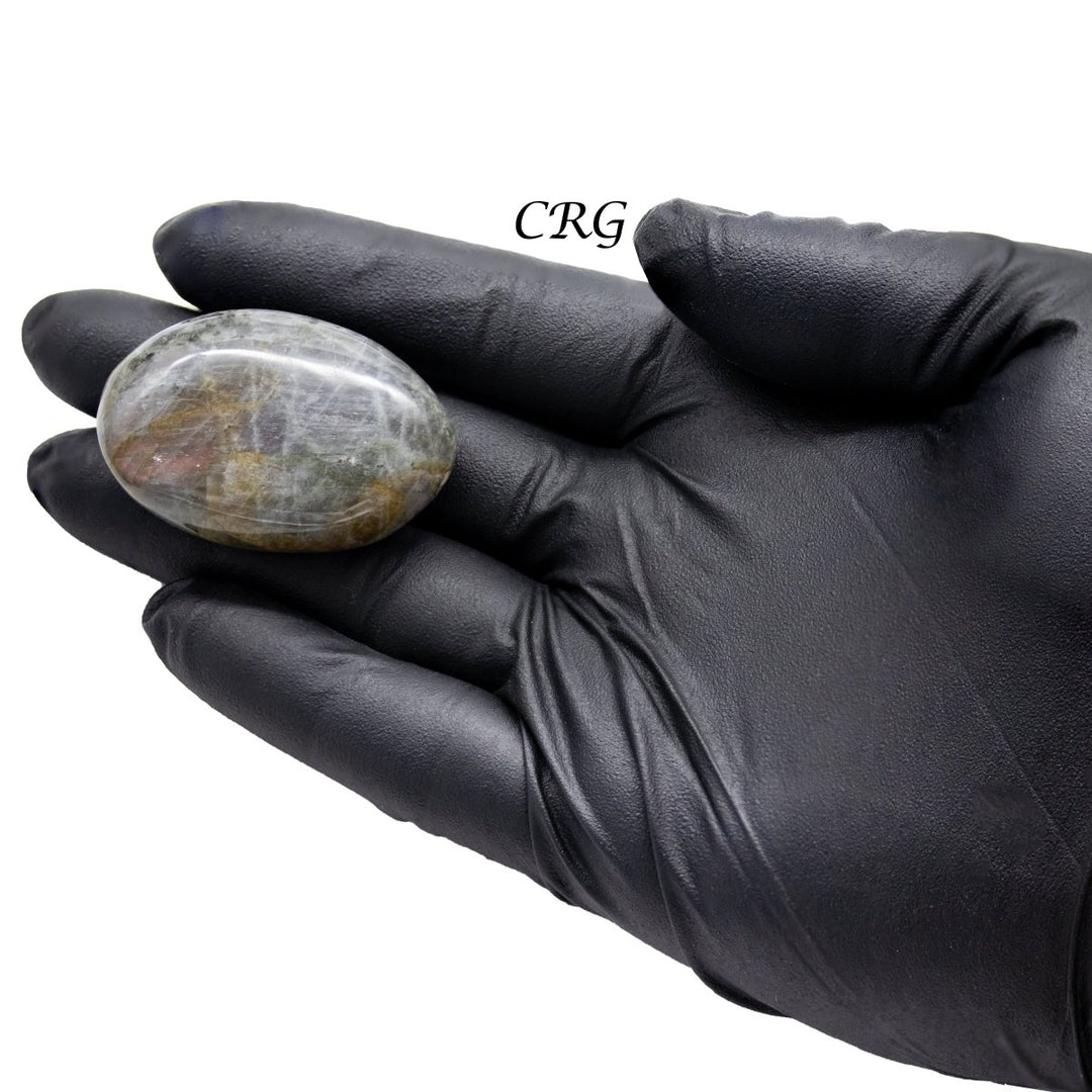 Labradorite Gallet Palm Stones with Lavender Flash (1 Kilogram) Size 35 to 65 mm Bulk Wholesale Lot Crystal Worry/Pocket Stones