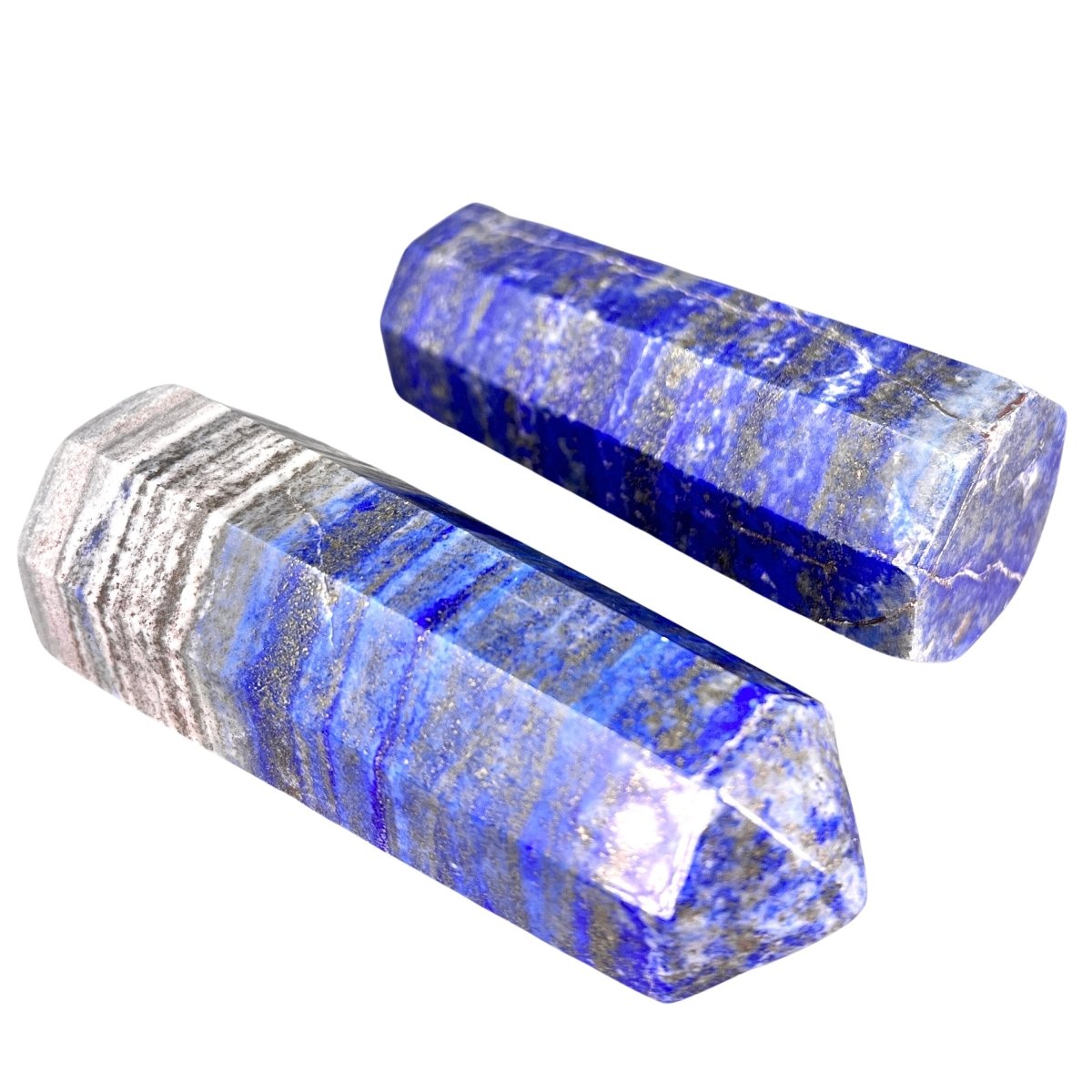 Lapis Lazuli Hex Tower 1 KG Hand Carved | Crystal River Gems