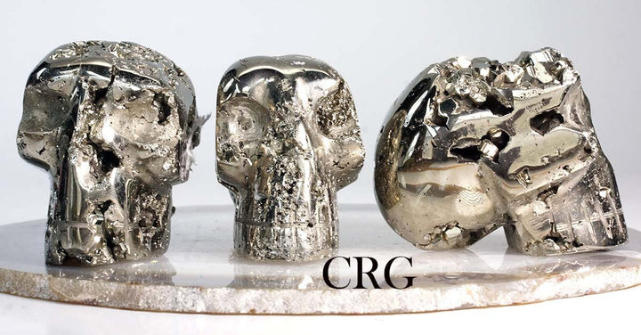 Large Peru Iron Pyrite Skull 75MMCrystal River Gems