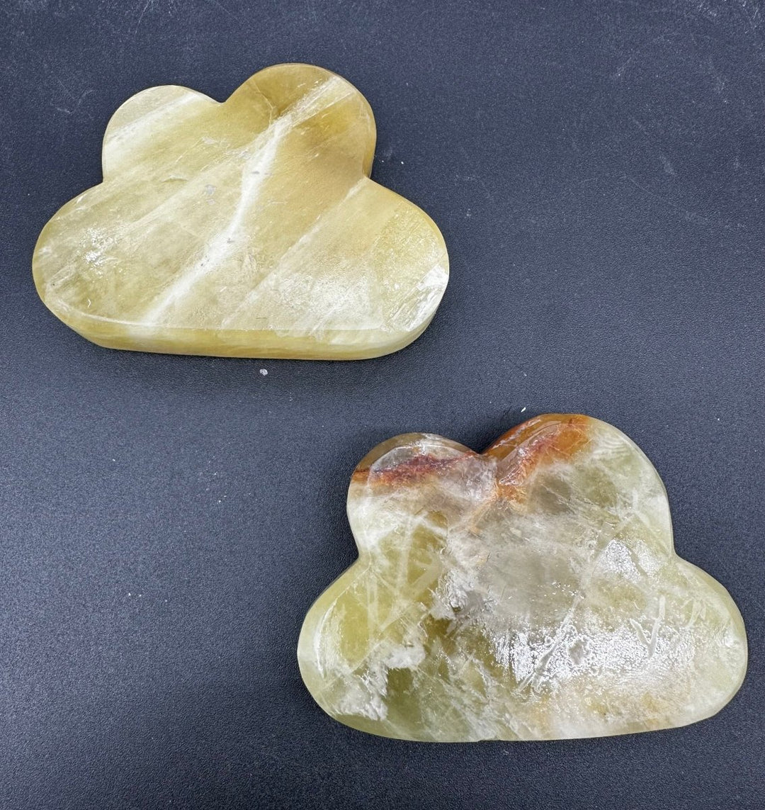 Lemon Calcite Cloud Gemstones (1 Kilogram) Size 1.5 to 3.5 Inches Bulk Wholesale Lot Crystal Shapes