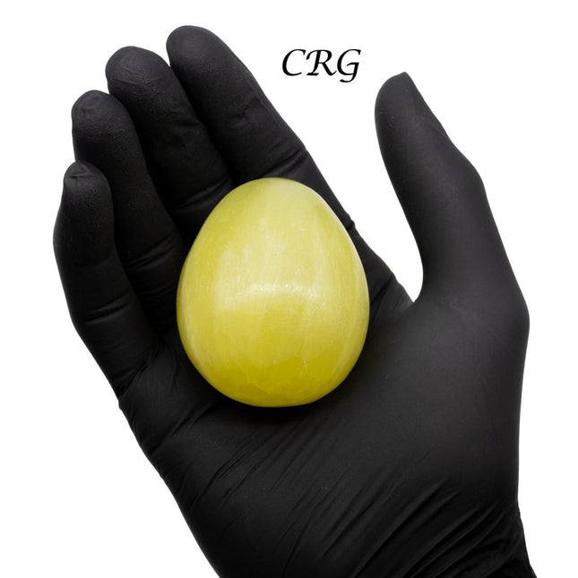 Lemon Calcite Eggs - Mixed Sizes - 1 KILO LOT - Crystal River Gems