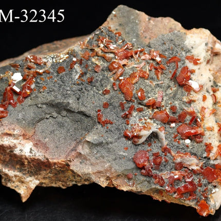 M-32345 Vanadinite Crystal Cluster 418 g