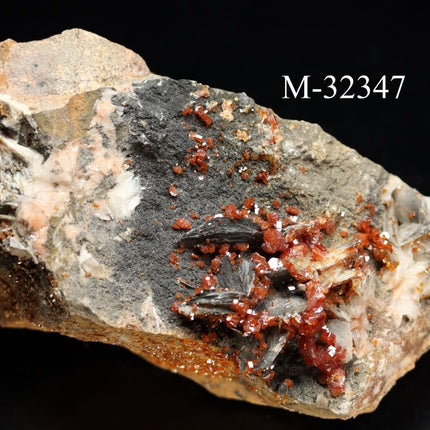 M-32347 Vanadinite Crystal Cluster 618 g - Crystal River Gems