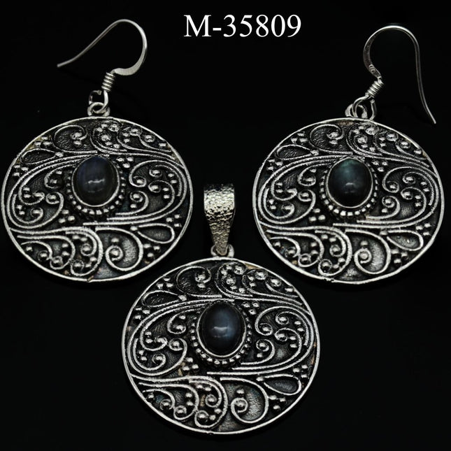 M-35809 - Sterling Silver Labradorite Jewelry / 24.9g