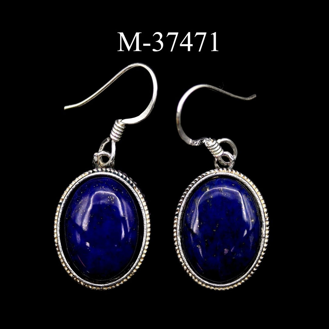 M-37471 Lapis Lazuli 925 Sterling Silver Pendant
