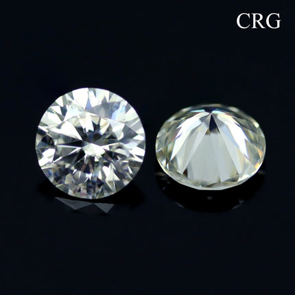 Moissanite Diamond (1 Piece) Size 6.3 to 6.5 mm Clear Faceted Crystal
