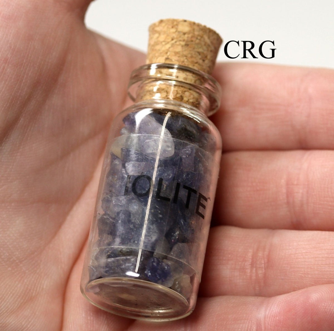 MOON SET - Assorted Gemstone Chip Bottles / 15 PC SetCrystal River Gems