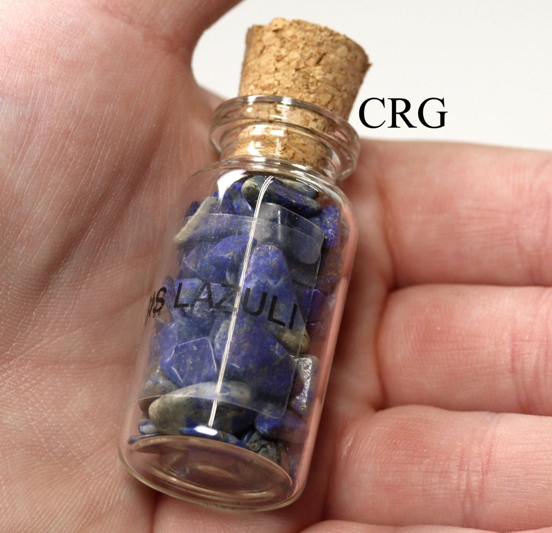 MOON SET - Assorted Gemstone Chip Bottles / 15 PC SetCrystal River Gems