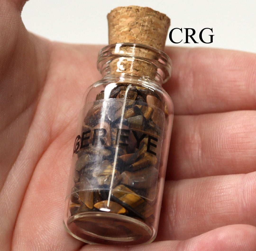 MOON SET - Assorted Gemstone Chip Bottles / 15 PC SetCrystal River Gems