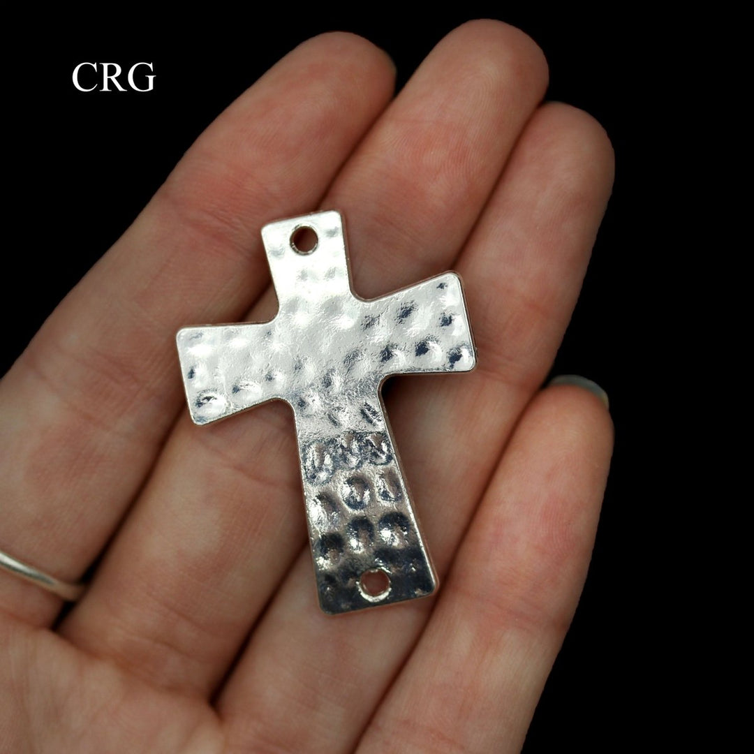 PACK OF 10 - Cross Connector Charm/Pendant / 37x28mm avg