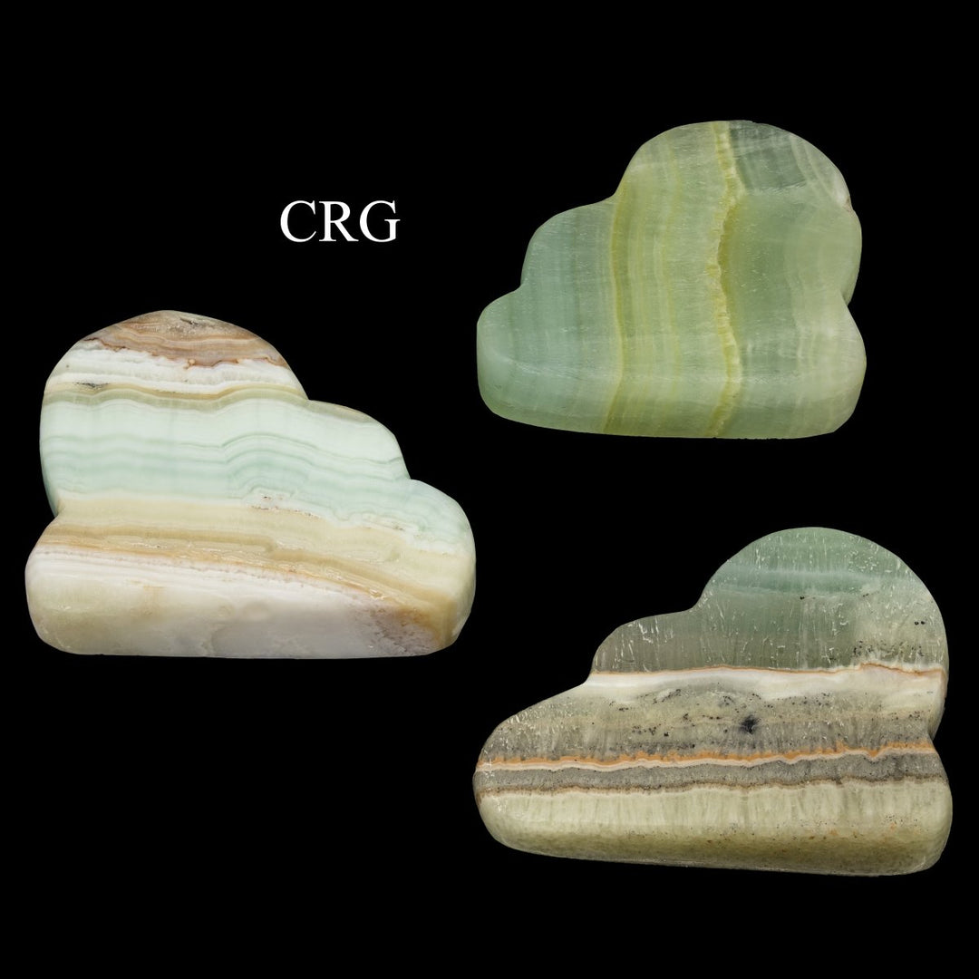 Pistachio Calcite Cloud Gemstones (1 Kilogram) Size 1.5 to 3.5 Inches Bulk Wholesale Lot Crystal Shapes
