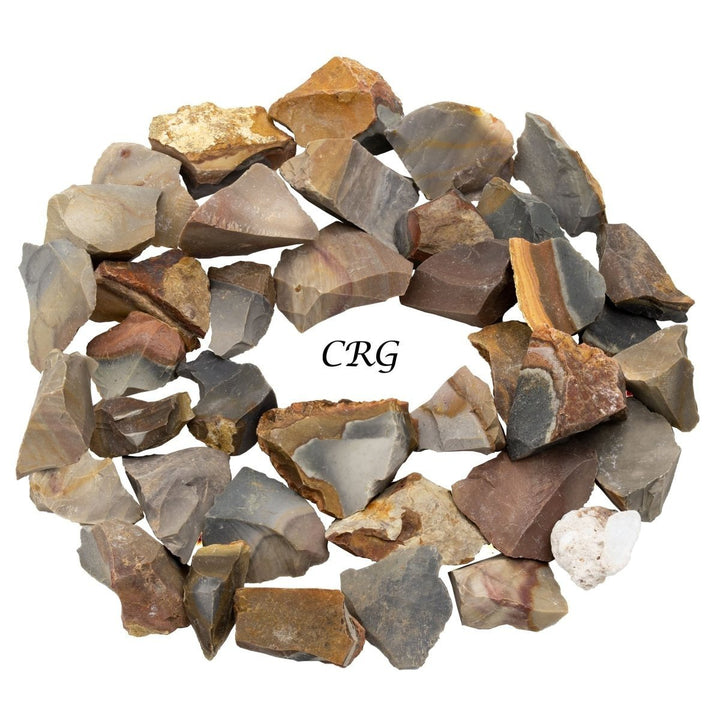 Polychrome Desert Jasper Rough Pieces (Size 1 to 2 Inches) Wholesale Raw Crystals Minerals GemstonesCrystal River Gems