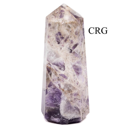 QTY 1 - Amethyst Thick Point from India / 2.5" Avg - Crystal River Gems