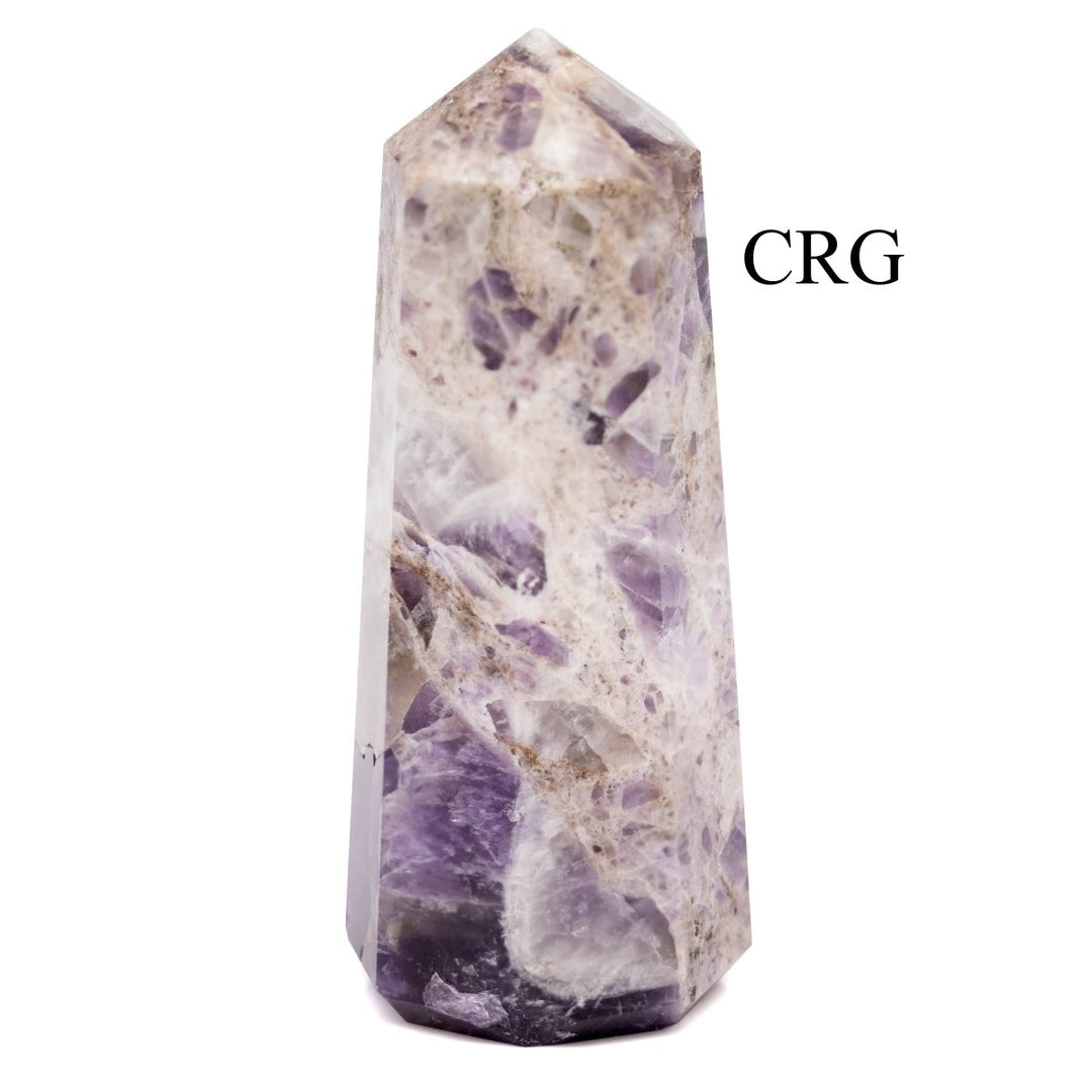 QTY 1 - Amethyst Thick Point from India / 2.5" AvgCrystal River Gems