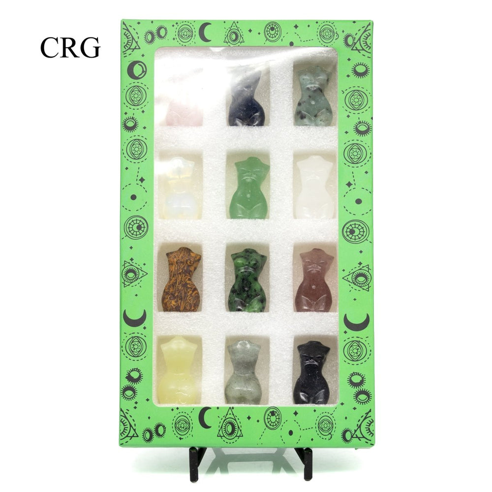 QTY 1 - Crystal Goddess Lady Statue / 12 Statues per Box!Crystal River Gems