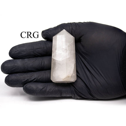 QTY 1 - Crystal Quartz Thick Point / 2.5" AVG - Crystal River Gems