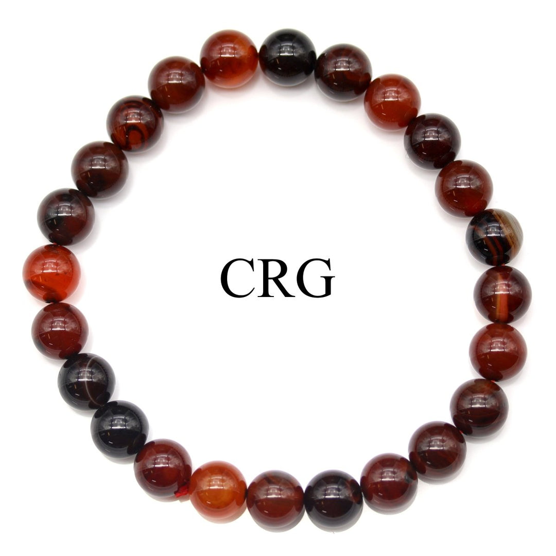 QTY 1 - Dream Agate Stretch Bracelet / 8mm AVGCrystal River Gems