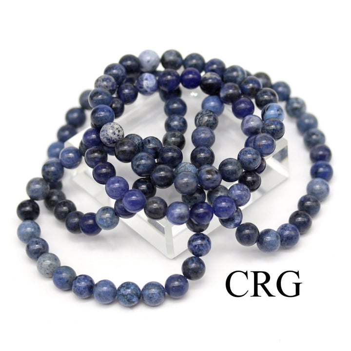 QTY 1 - Dumortierite Stretch Bracelet / 8mm AVGCrystal River Gems