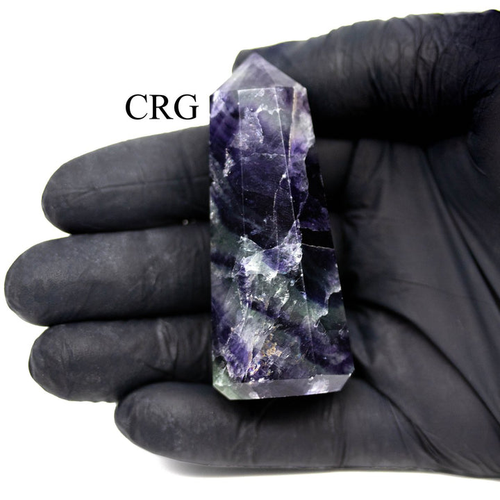 QTY 1 - Fluorite Thick Point / 2.5" AVG