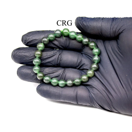 QTY 1 - Fluorite Tumbled Bead Stretch Bracelet / 8mm AVG - Crystal River Gems
