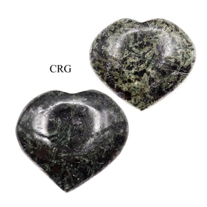 QTY 1 - Galaxy Jasper Puffy Heart / 2-4