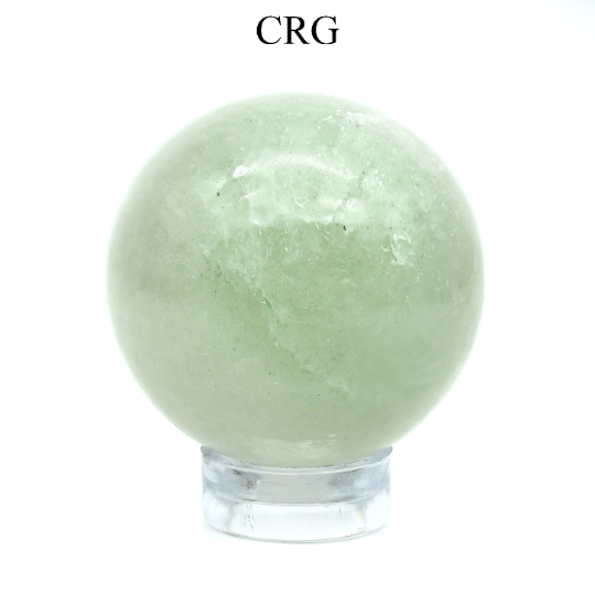 QTY 1 - Green Aventurine Gemstone Sphere / 40-50mm AVG
