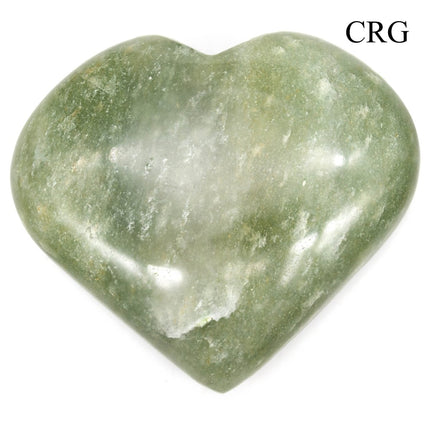 QTY 1 - Green Aventurine Puffy Heart / 2-4" AVG